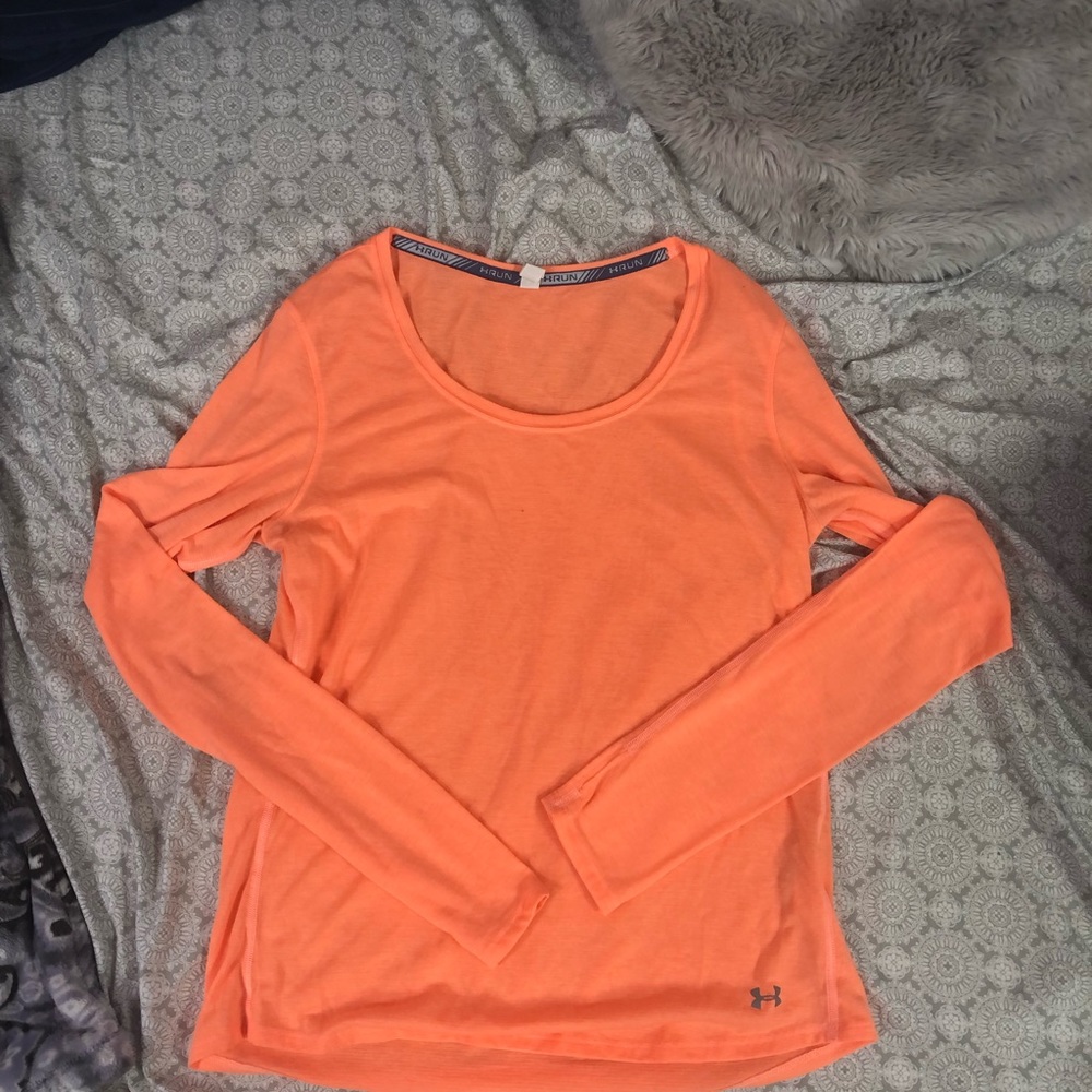 Under Armour medium orange running shirt